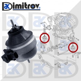 Тампон двигател Audi A4 A6 Skoda Superb Volkswagen Passat